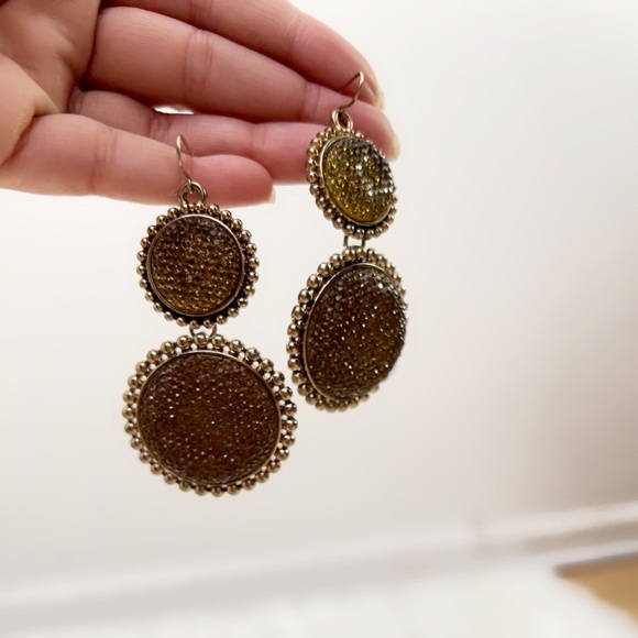 Binary Star Earrings - Picture 2 of 3